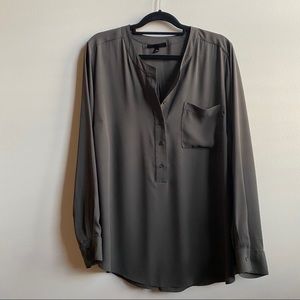 Lane bryant hunter green long sleeve shirt…